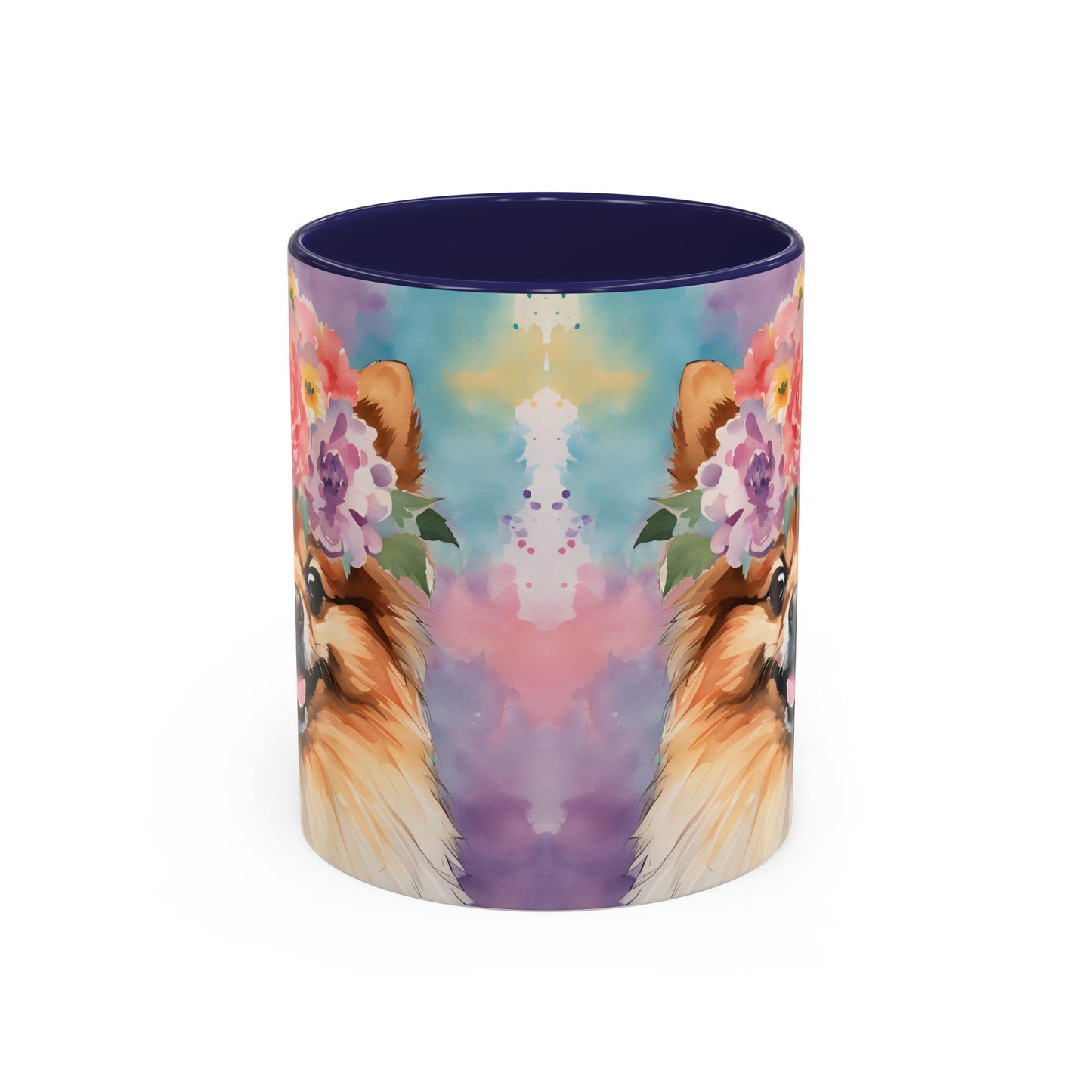 Pomeranian 01 Accent Coffee Mug - Dog Lover Gift
