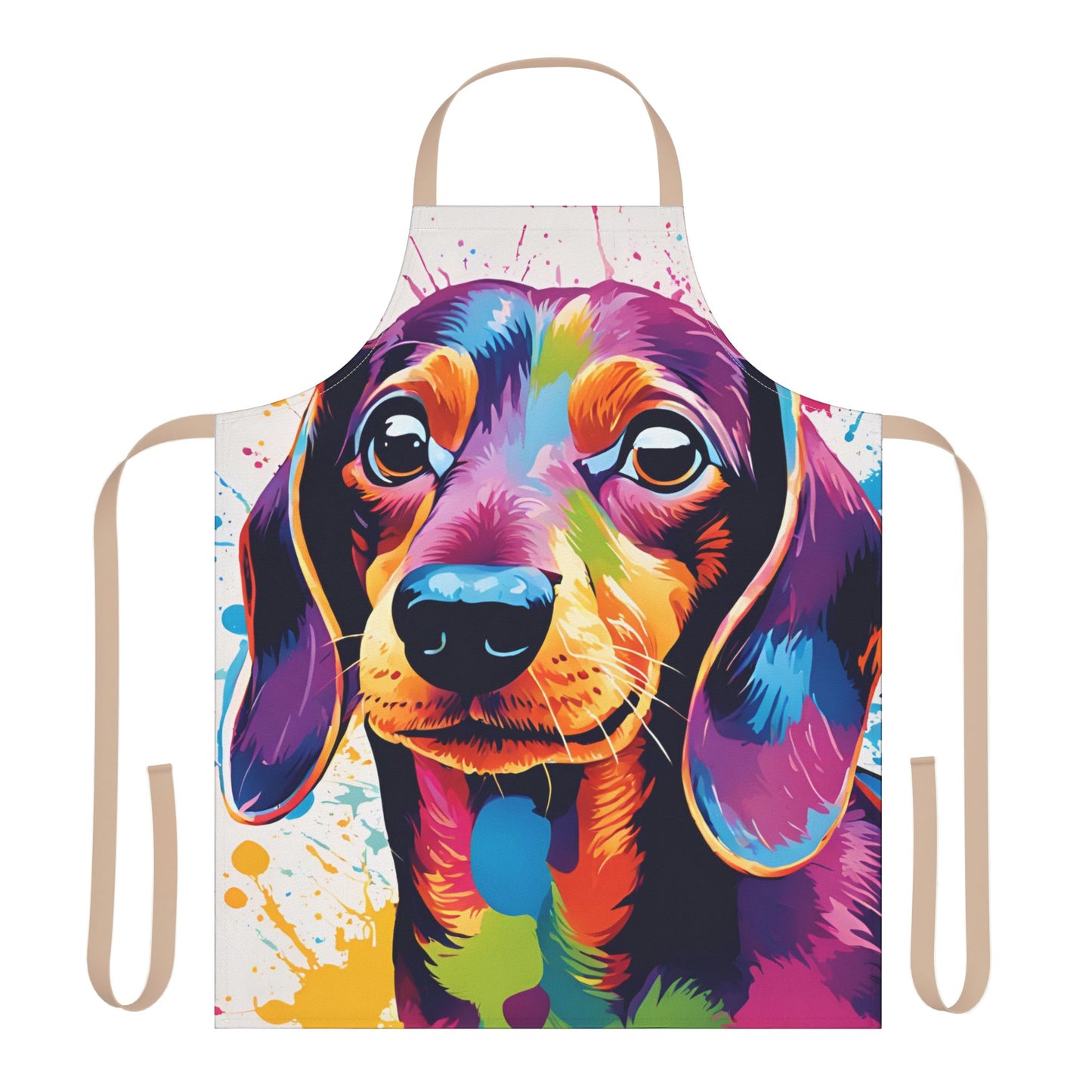 Multi dachshund Adult Apron (AOP)