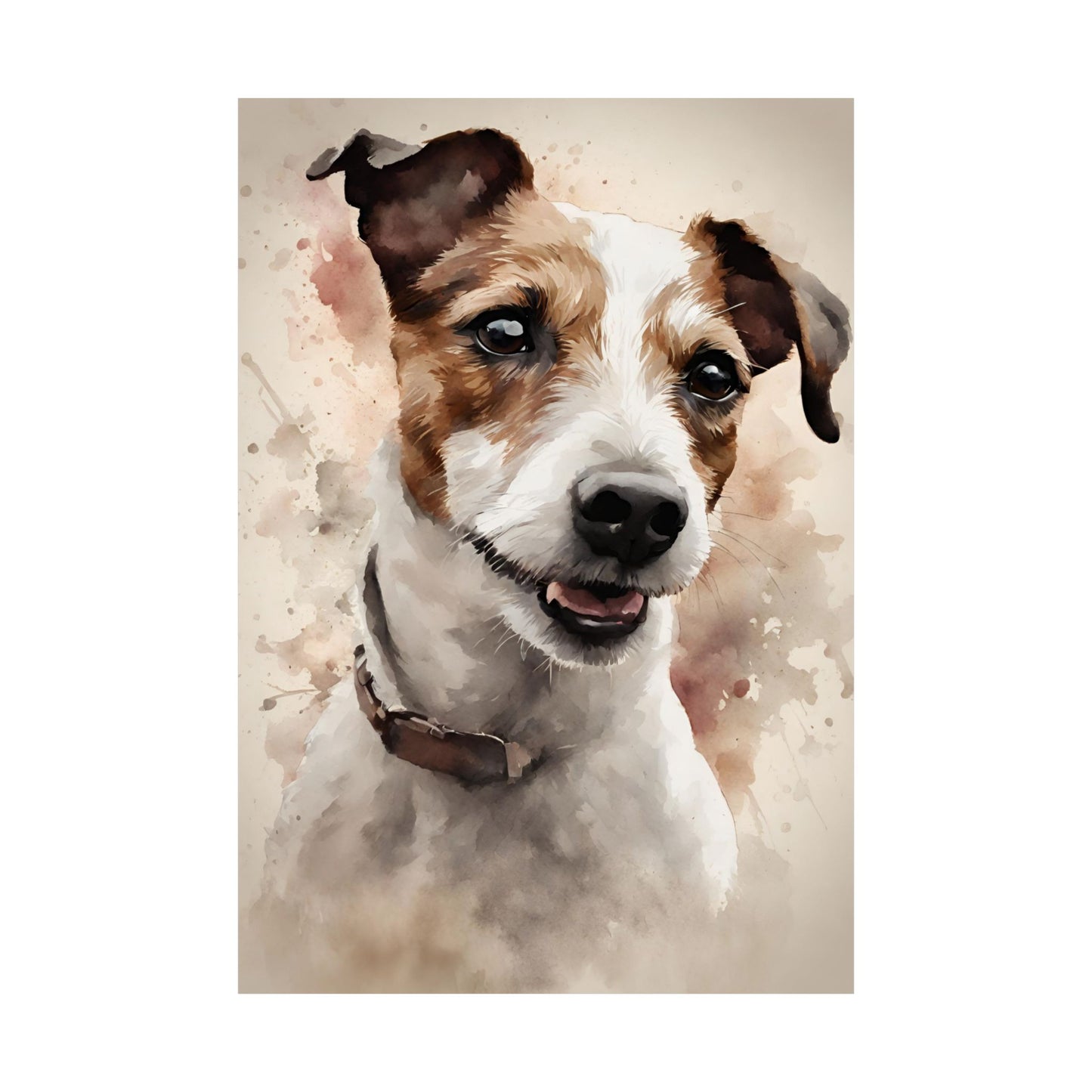 Dogs Jack Russell 02 Matte Vertical Poster
