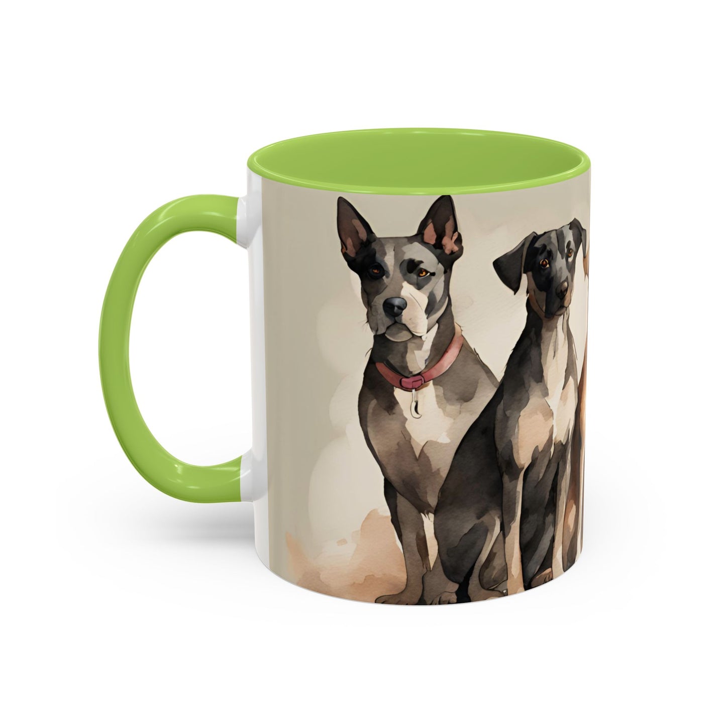Doggies in a Row 04 Accent Mug 11oz