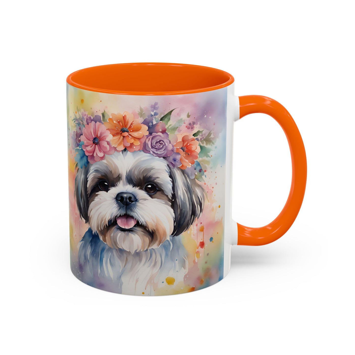Shih Tzu 04 Accent Coffee Mug - Dog Lover Gift