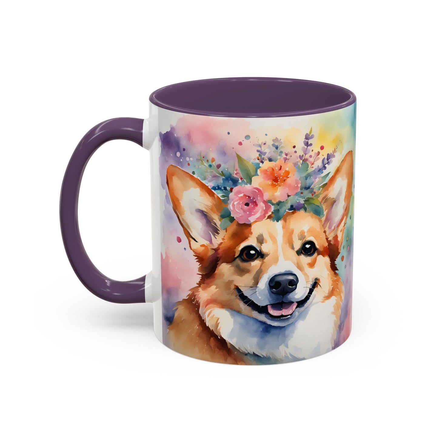 Corgi 04 Accent Coffee Mug - Dog Lover Gift