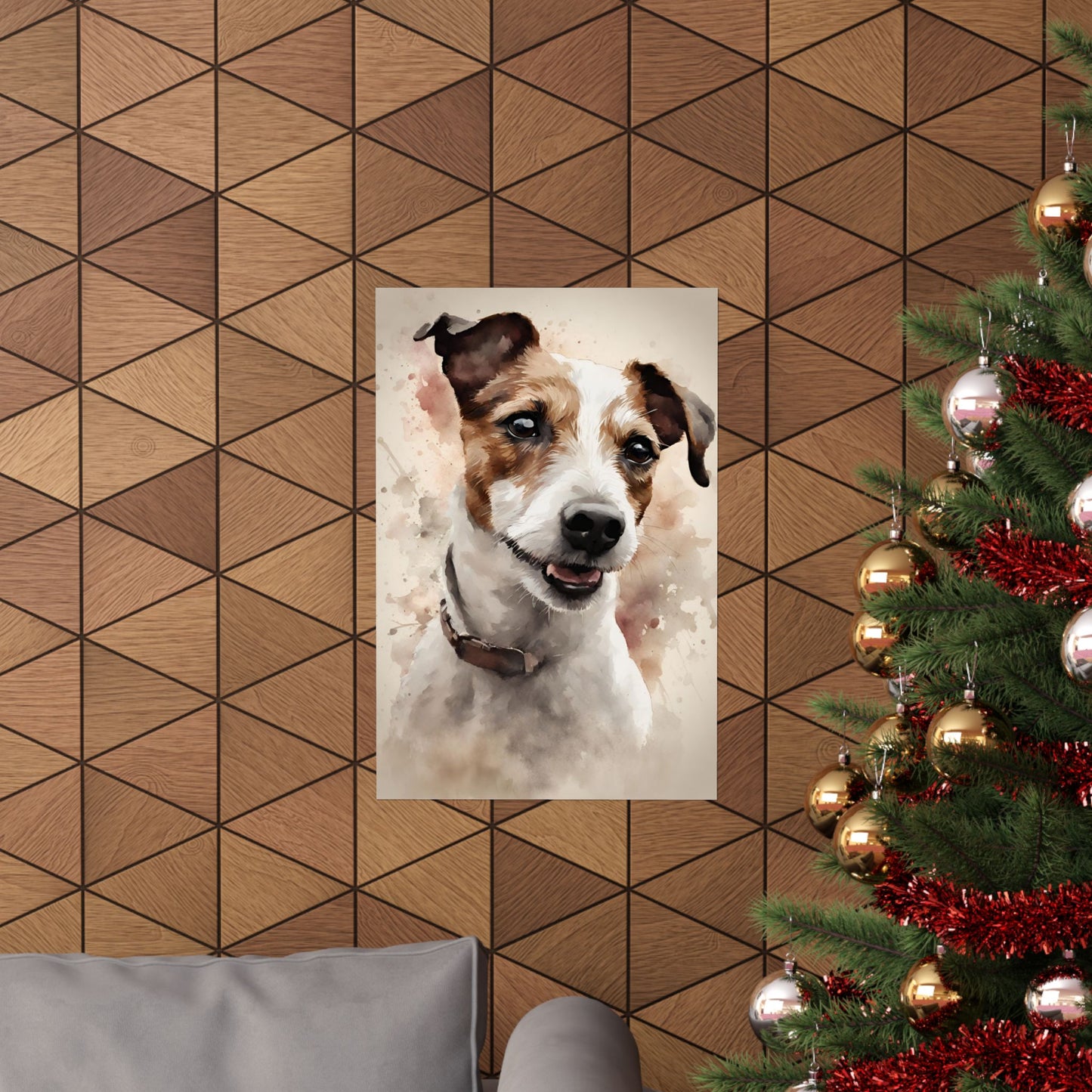 Dogs Jack Russell 02 Matte Vertical Poster