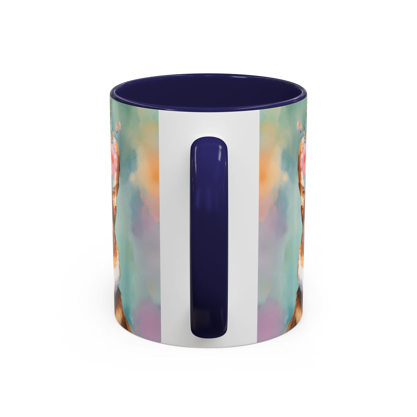 Corgi 01 Accent Coffee Mug - Dog Lover Gift