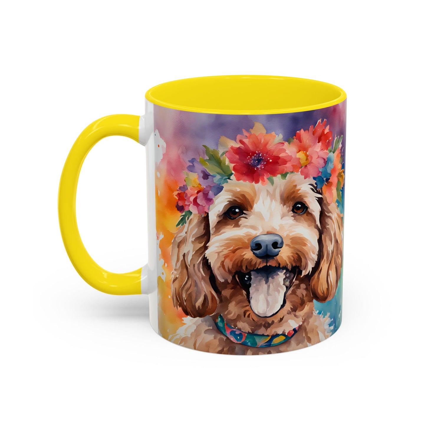 Cockapoo 05 Accent Coffee Mug - Dog Lover Gift