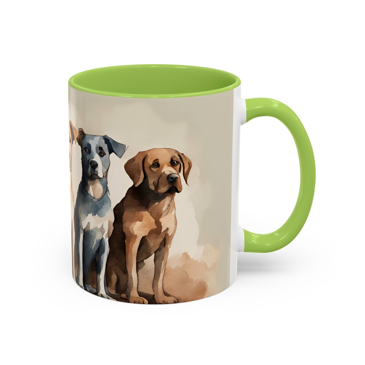 Doggies in a Row 04 Accent Mug 11oz