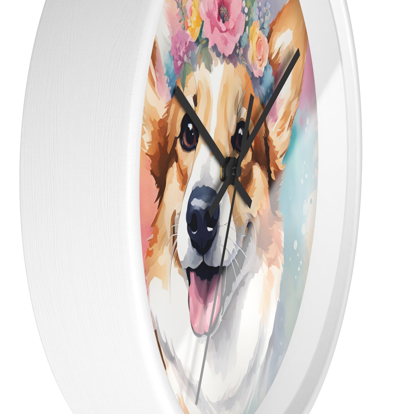 Corgi 01 Dog Wall Clock