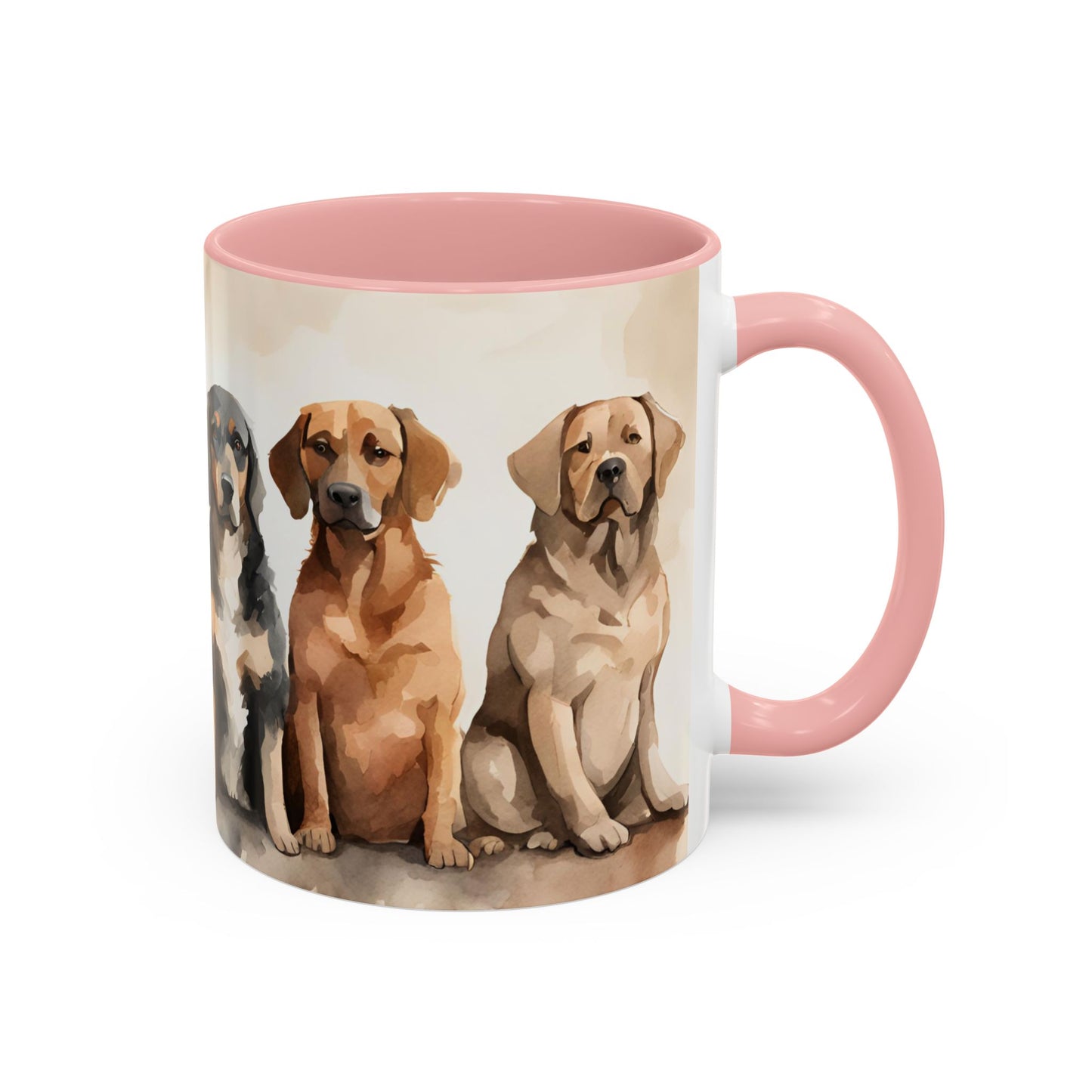 Doggies in a Row 02 Accent Mug 11oz