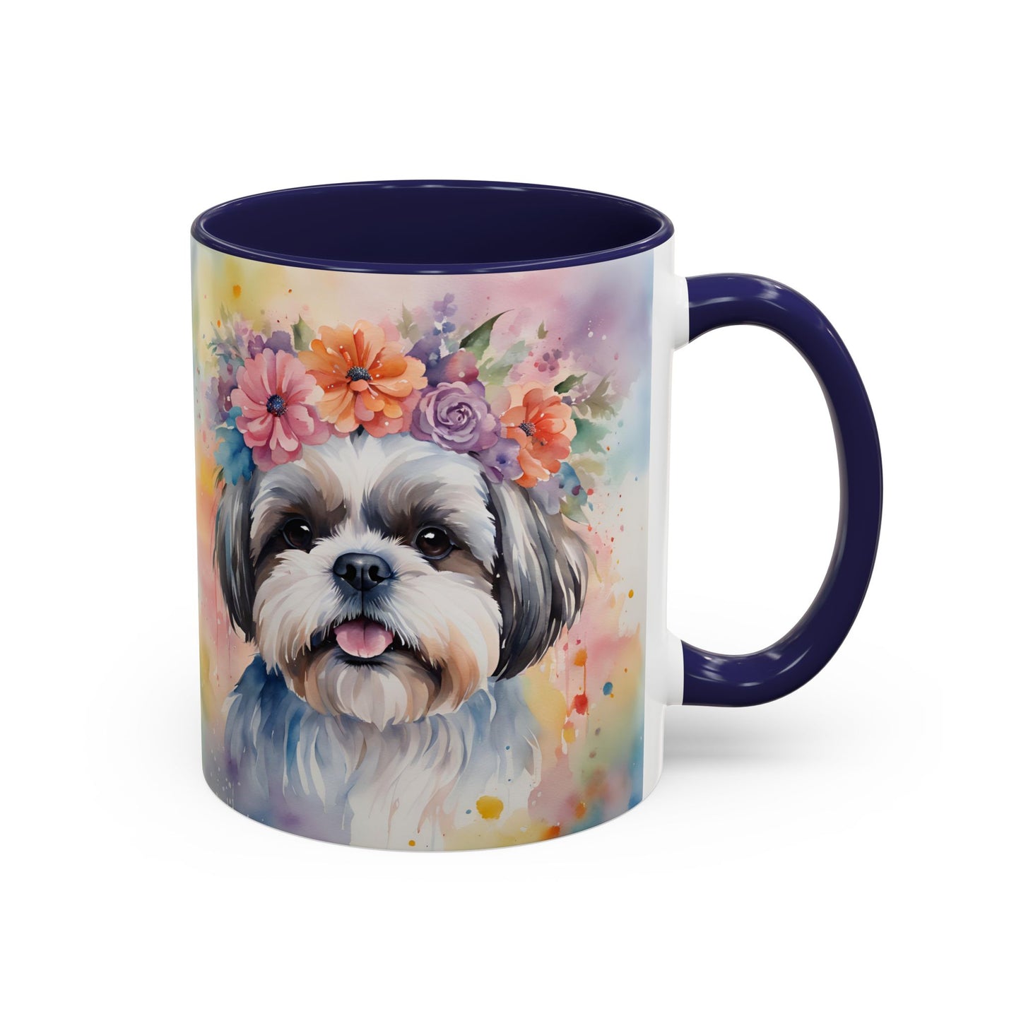 Shih Tzu 04 Accent Coffee Mug - Dog Lover Gift