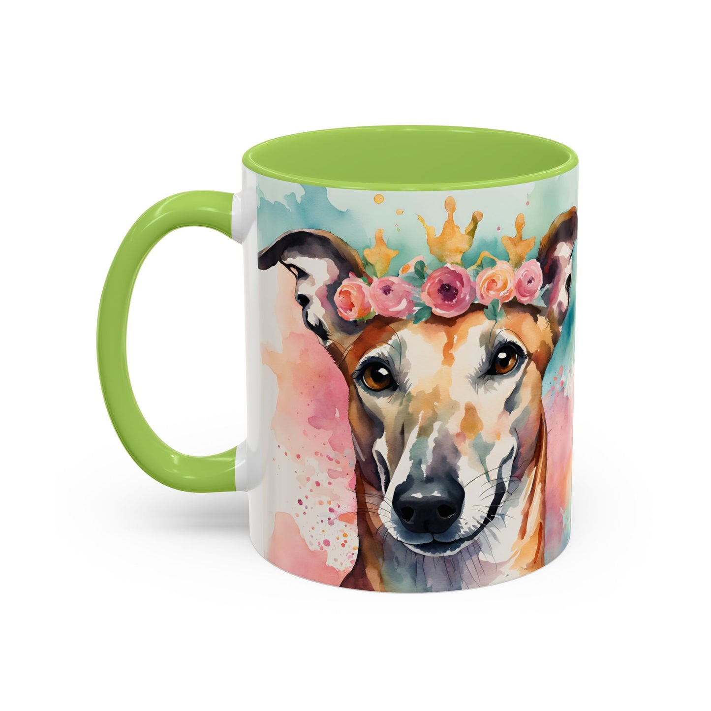 Greyhound 04 Accent Coffee Mug - Dog Lover Gift