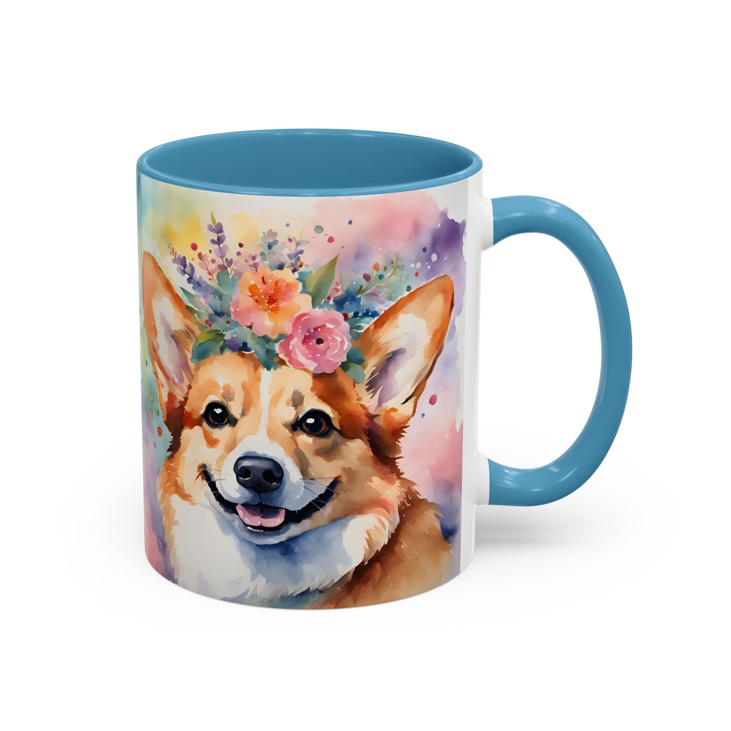 Corgi 04 Accent Coffee Mug - Dog Lover Gift