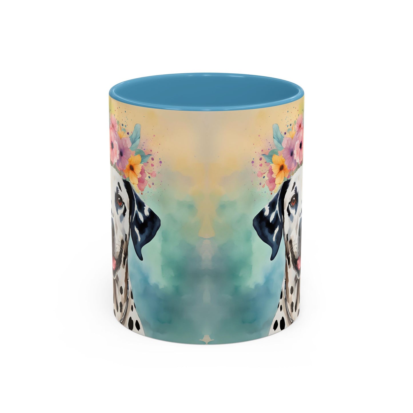 Dalmatian 01 Accent Coffee Mug - Dog Lover Gift