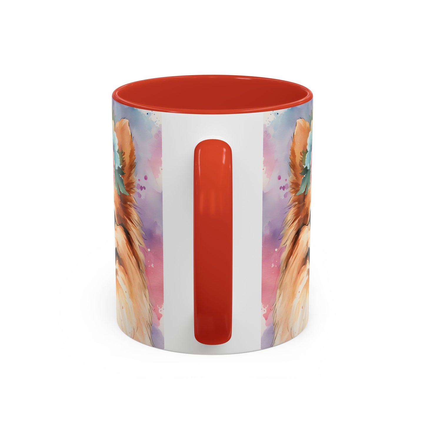 Pomeranian 01 Accent Coffee Mug - Dog Lover Gift