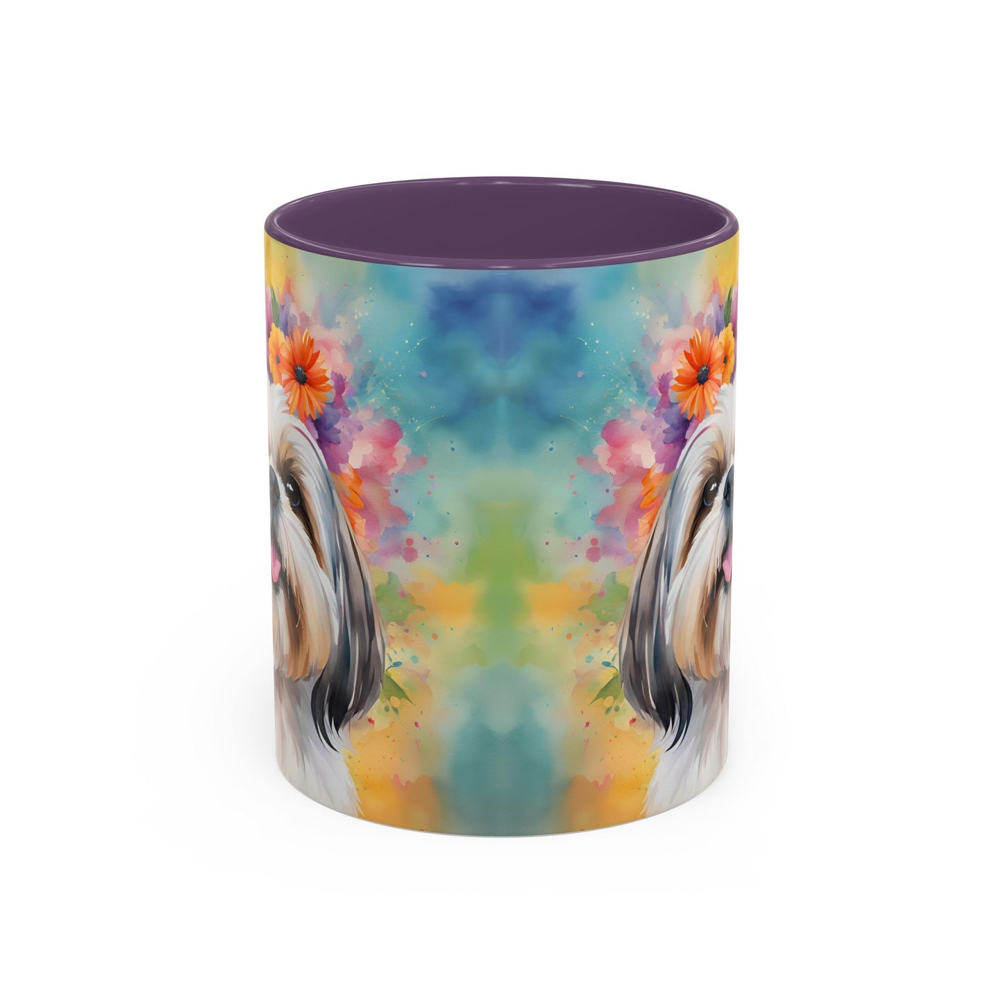 Shih Tzu 01 Accent Coffee Mug - Dog Lover Gift