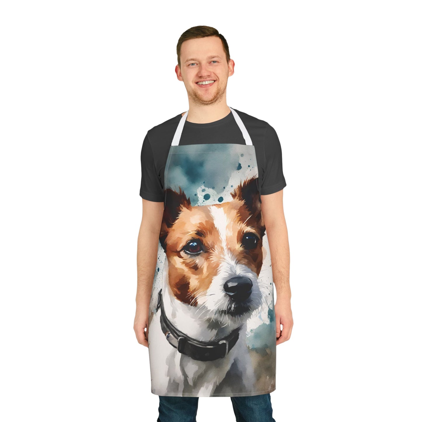 Jack Russell 01 Adult Apron (AOP)
