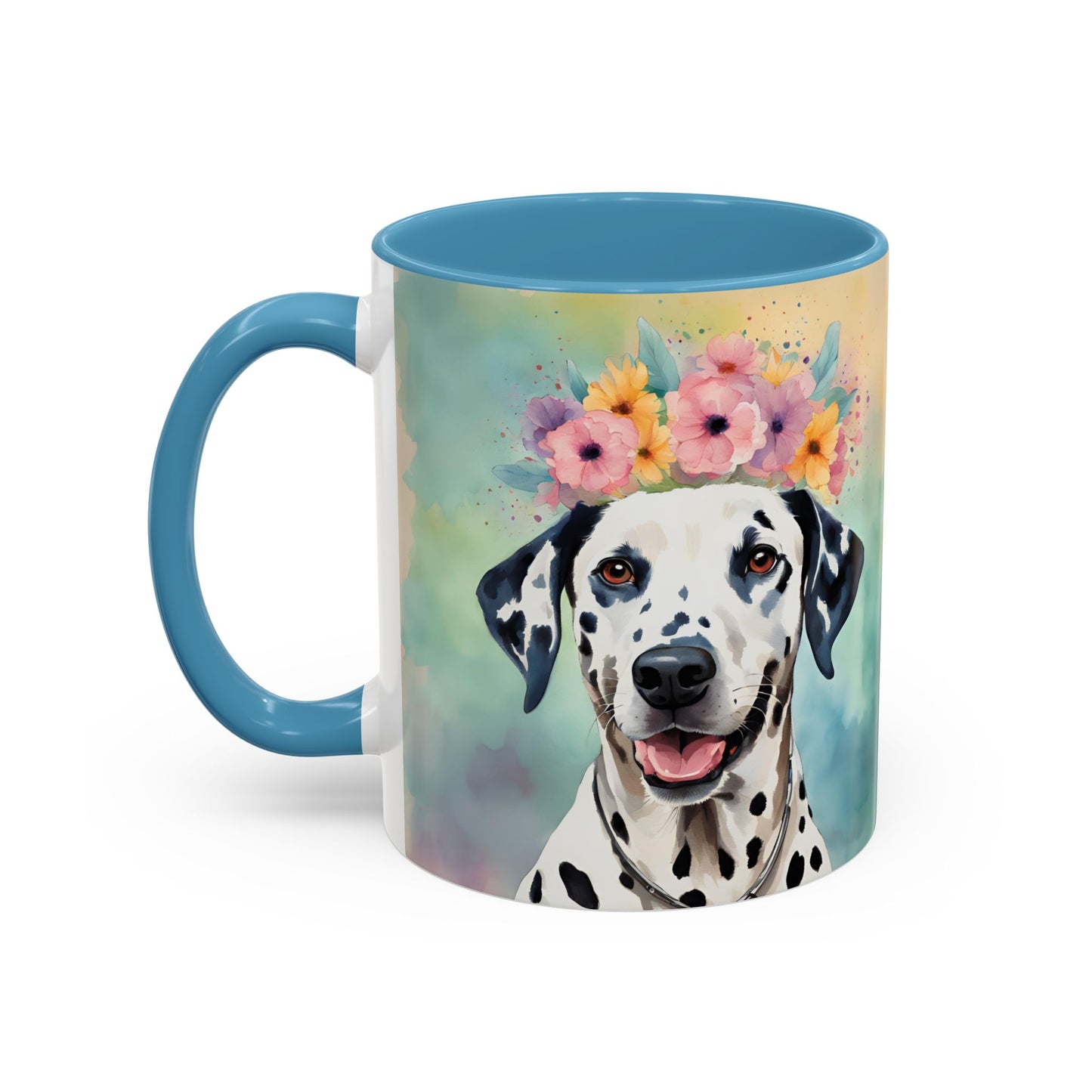 Dalmatian 01 Accent Coffee Mug - Dog Lover Gift