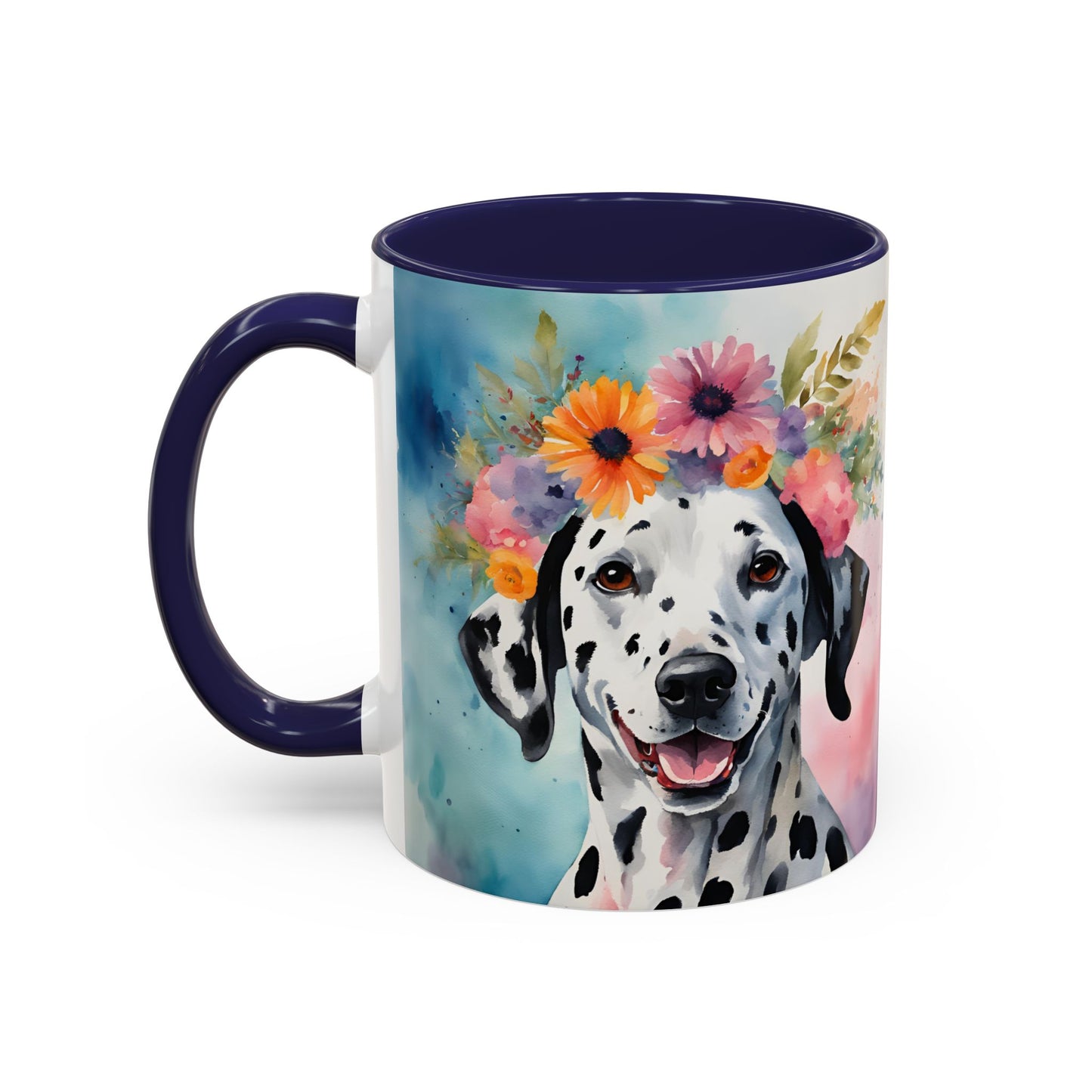 Dalmatian 03 Accent Coffee Mug - Dog Lover Gift