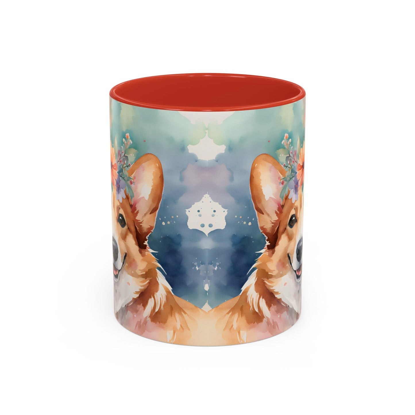 Corgi 03 Accent Coffee Mug - Dog Lover Gift