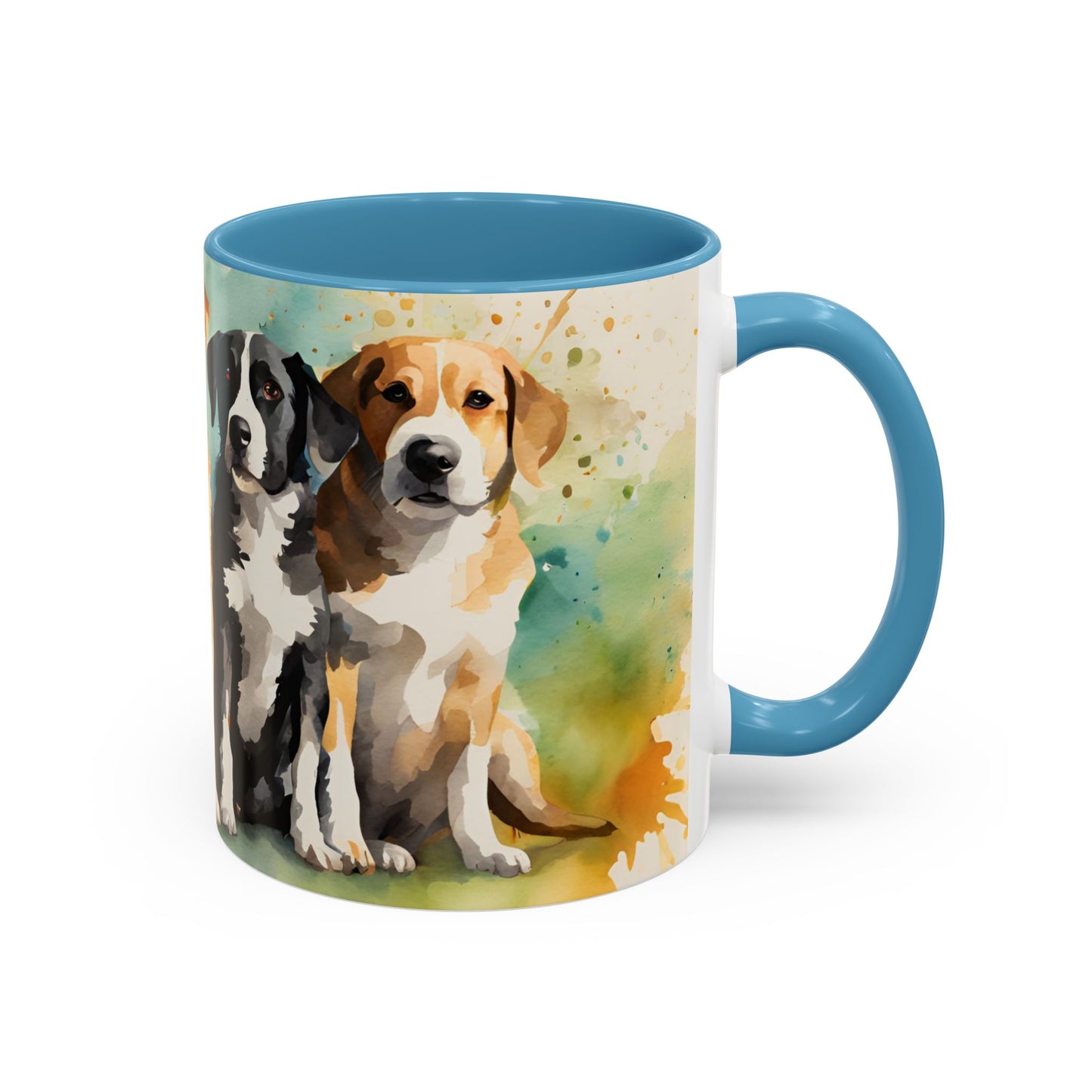 Multicoloured Doggies 09 Accent Mug 11oz
