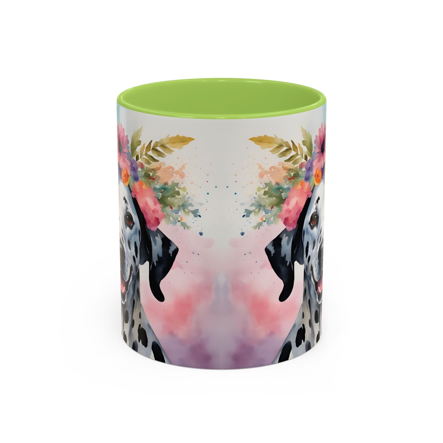 Dalmatian 03 Accent Coffee Mug - Dog Lover Gift