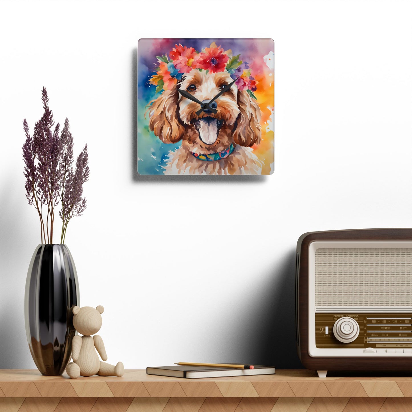Cockapoo 02 Dog Wall Clock