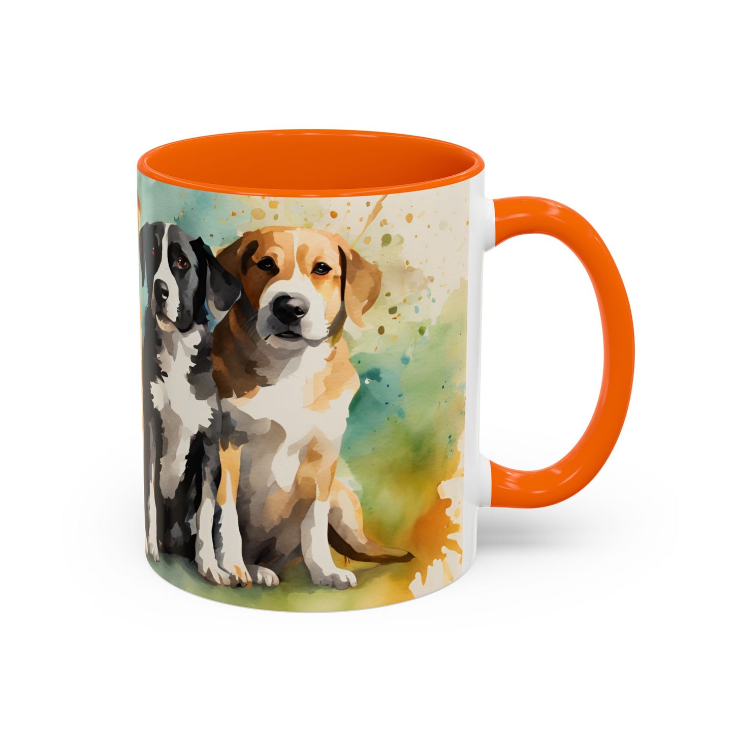 Multicoloured Doggies 09 Accent Mug 11oz