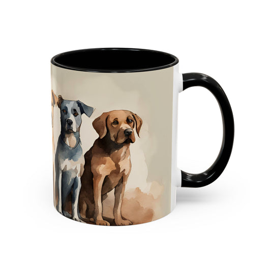 Doggies in a Row 04 Accent Mug 11oz