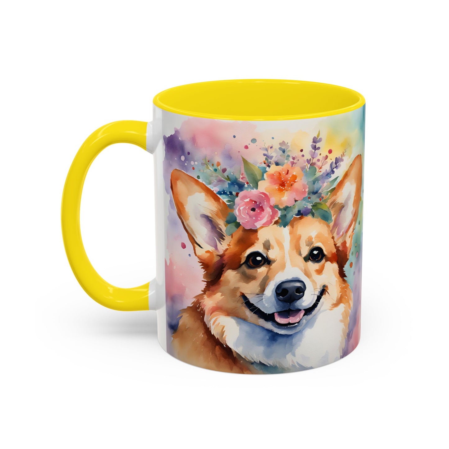 Corgi 04 Accent Coffee Mug - Dog Lover Gift
