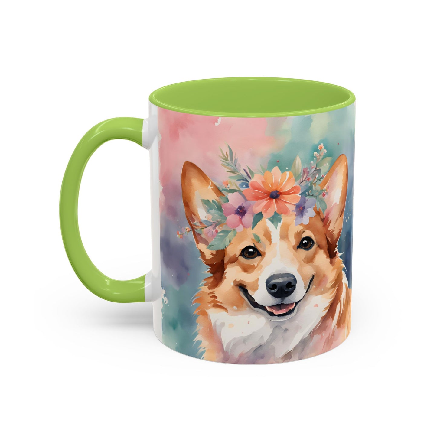 Corgi 03 Accent Coffee Mug - Dog Lover Gift