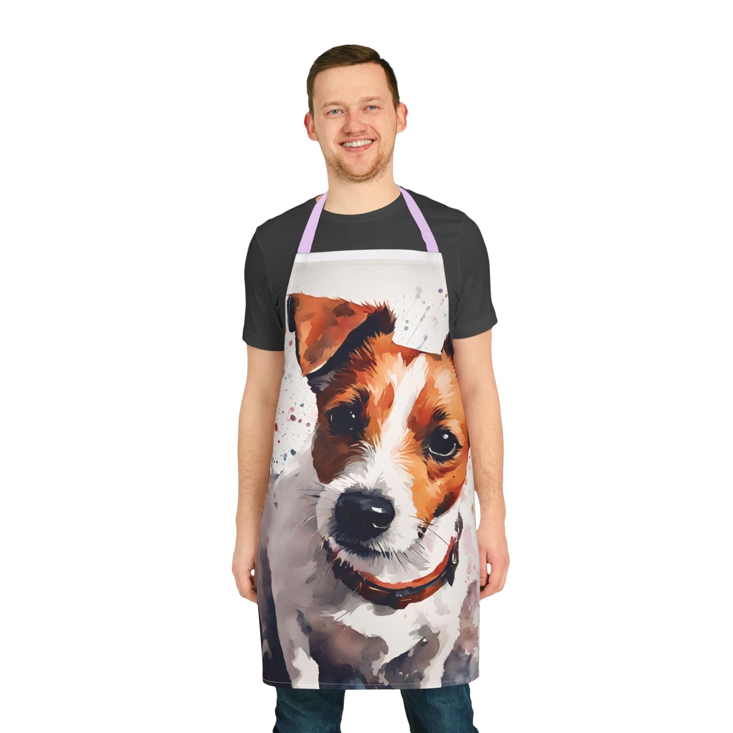 Jack Russell 02 Adult Apron (AOP)