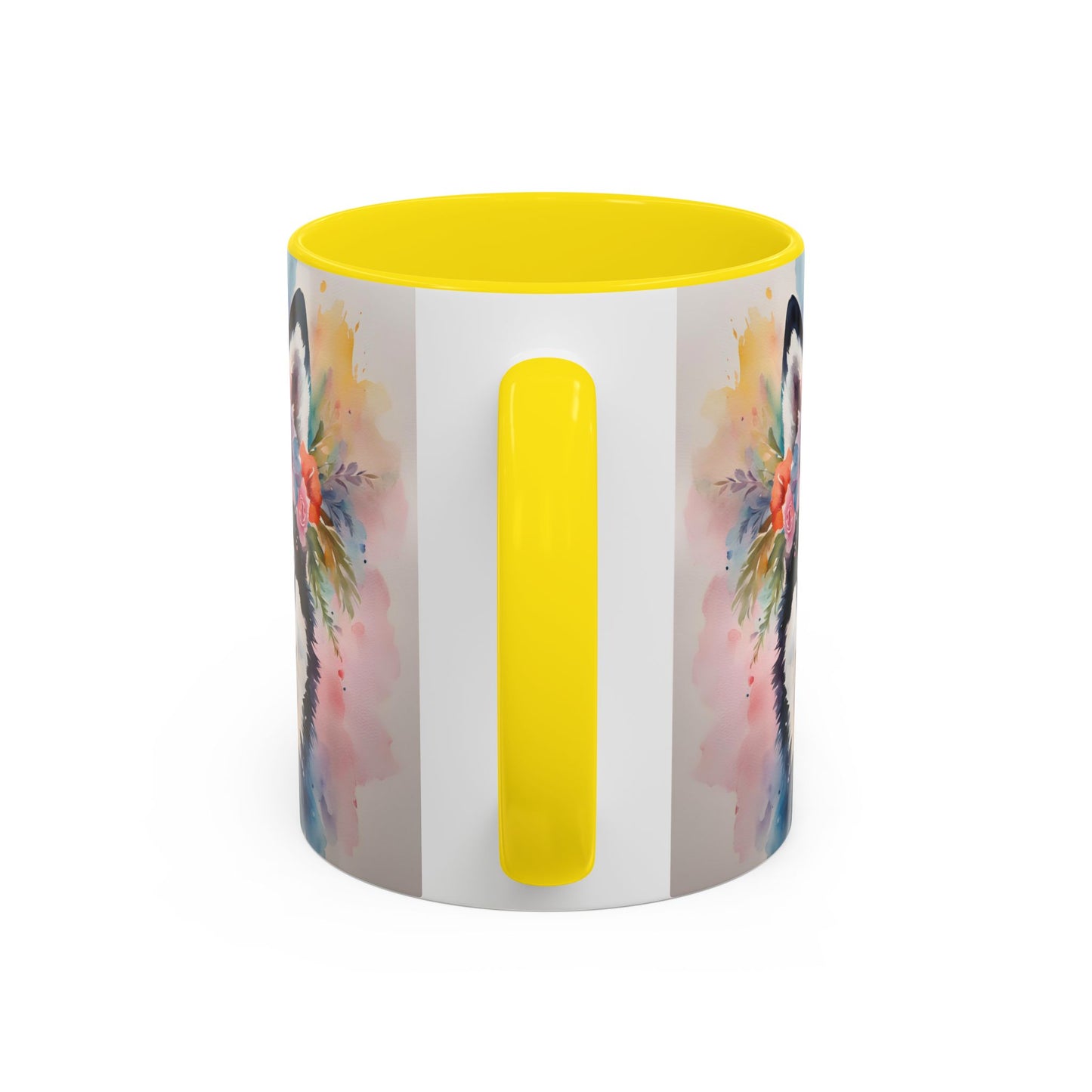 Husky 04 Accent Coffee Mug - Dog Lover Gift
