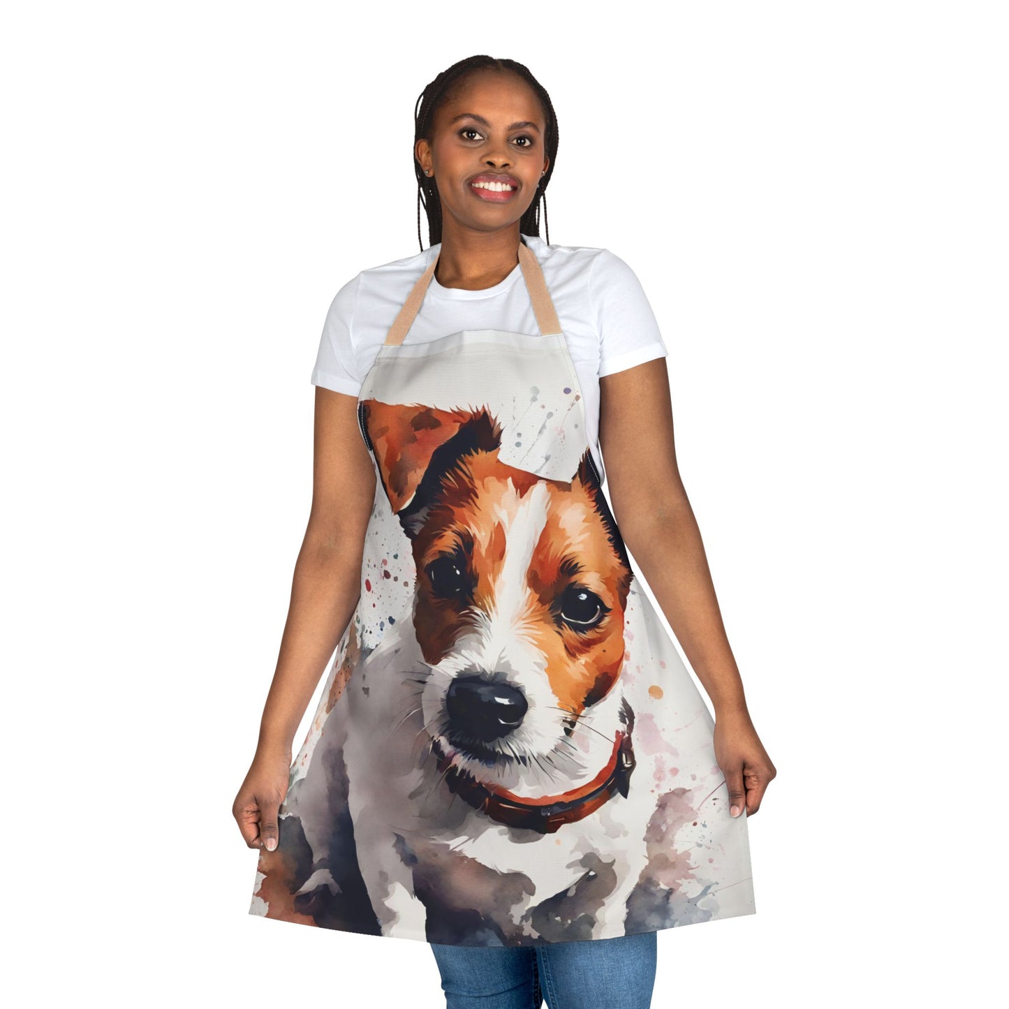 Jack Russell 02 Adult Apron (AOP)