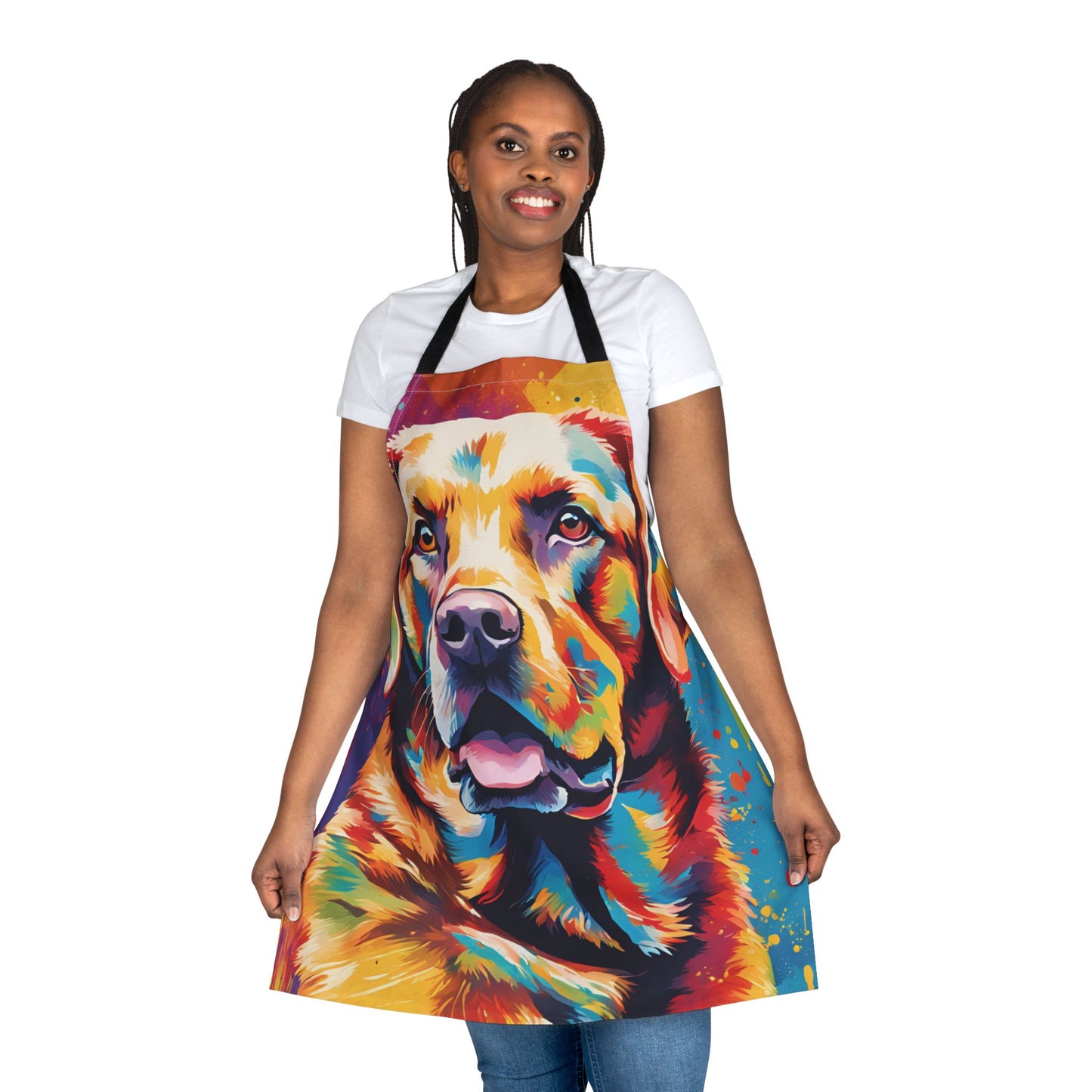Multi Labrador Adult Apron (AOP)