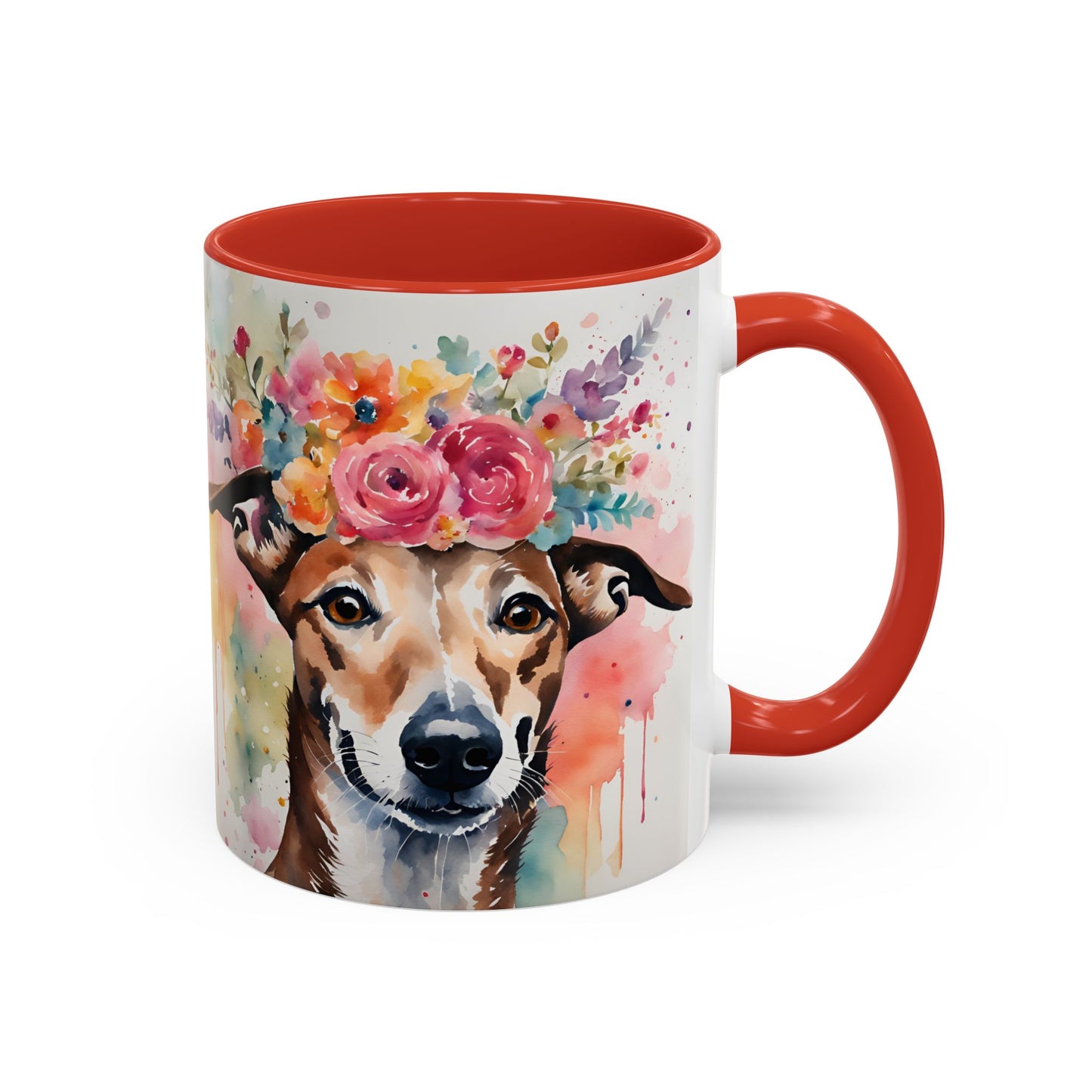 Greyhound 01 Accent Coffee Mug - Dog Lover Gift