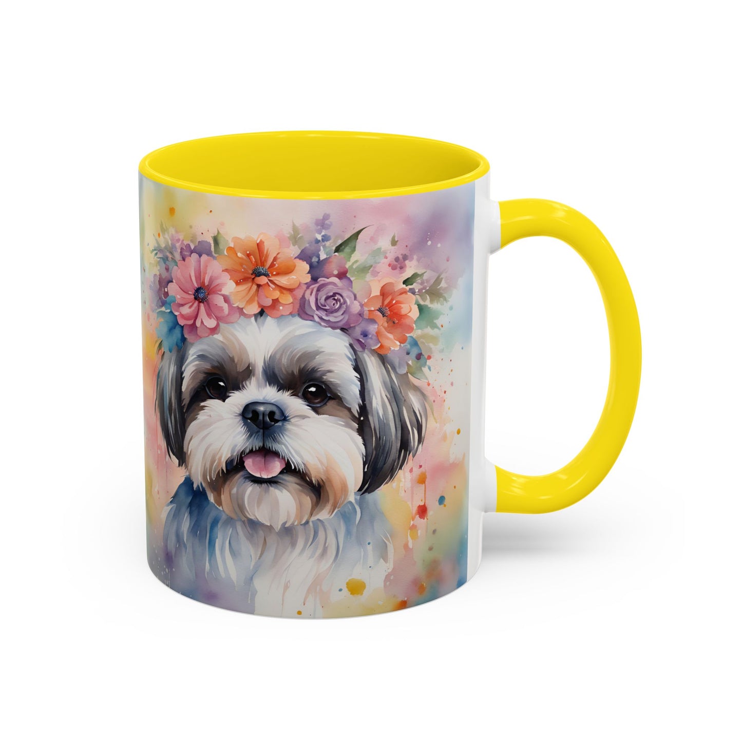 Shih Tzu 04 Accent Coffee Mug - Dog Lover Gift