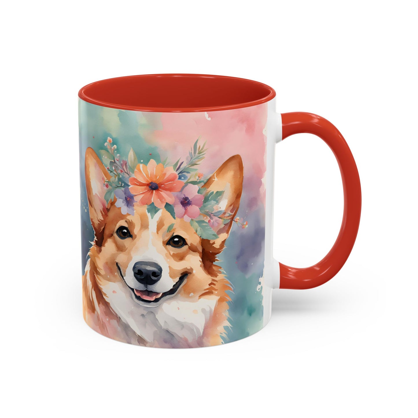 Corgi 03 Accent Coffee Mug - Dog Lover Gift