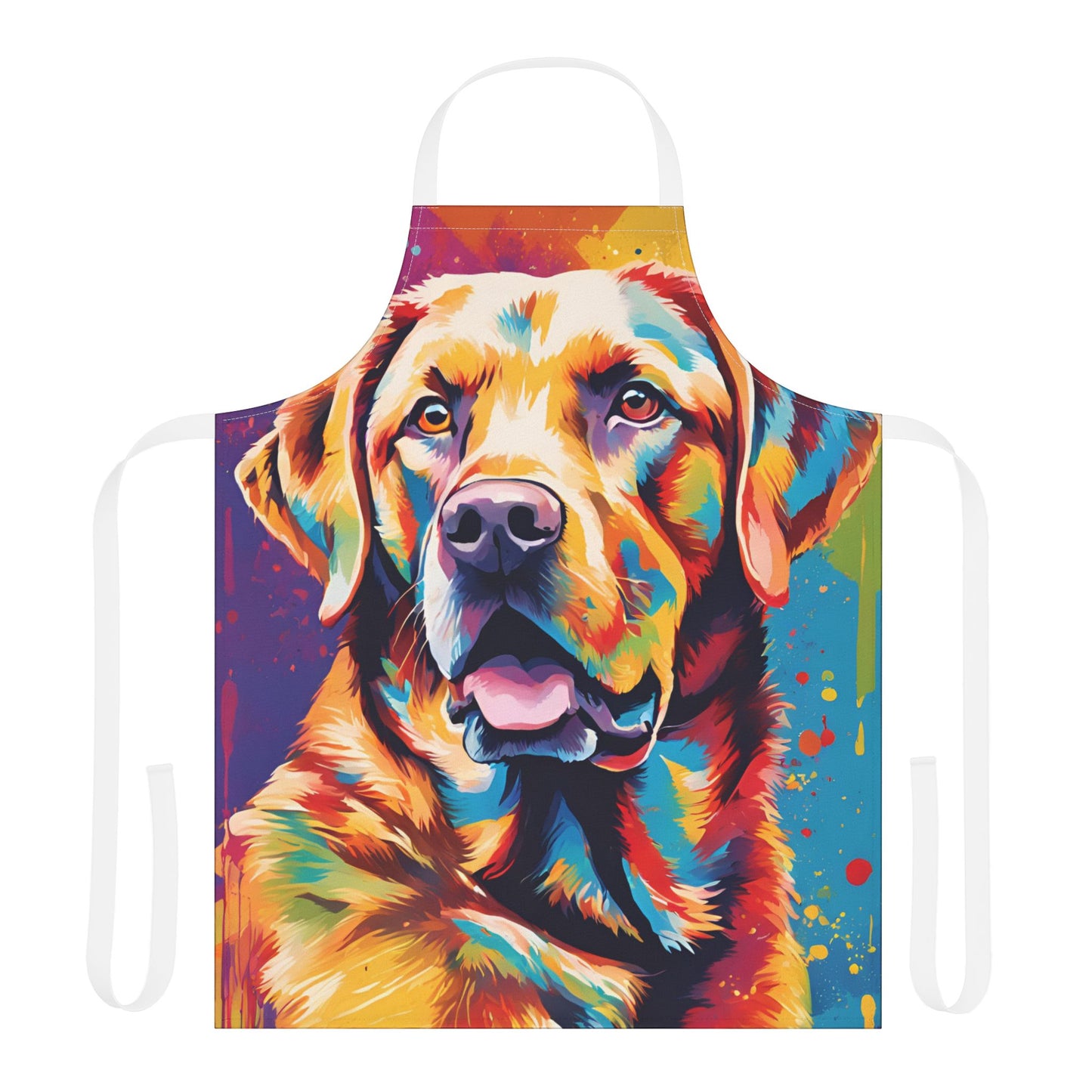 Multi Labrador Adult Apron (AOP)