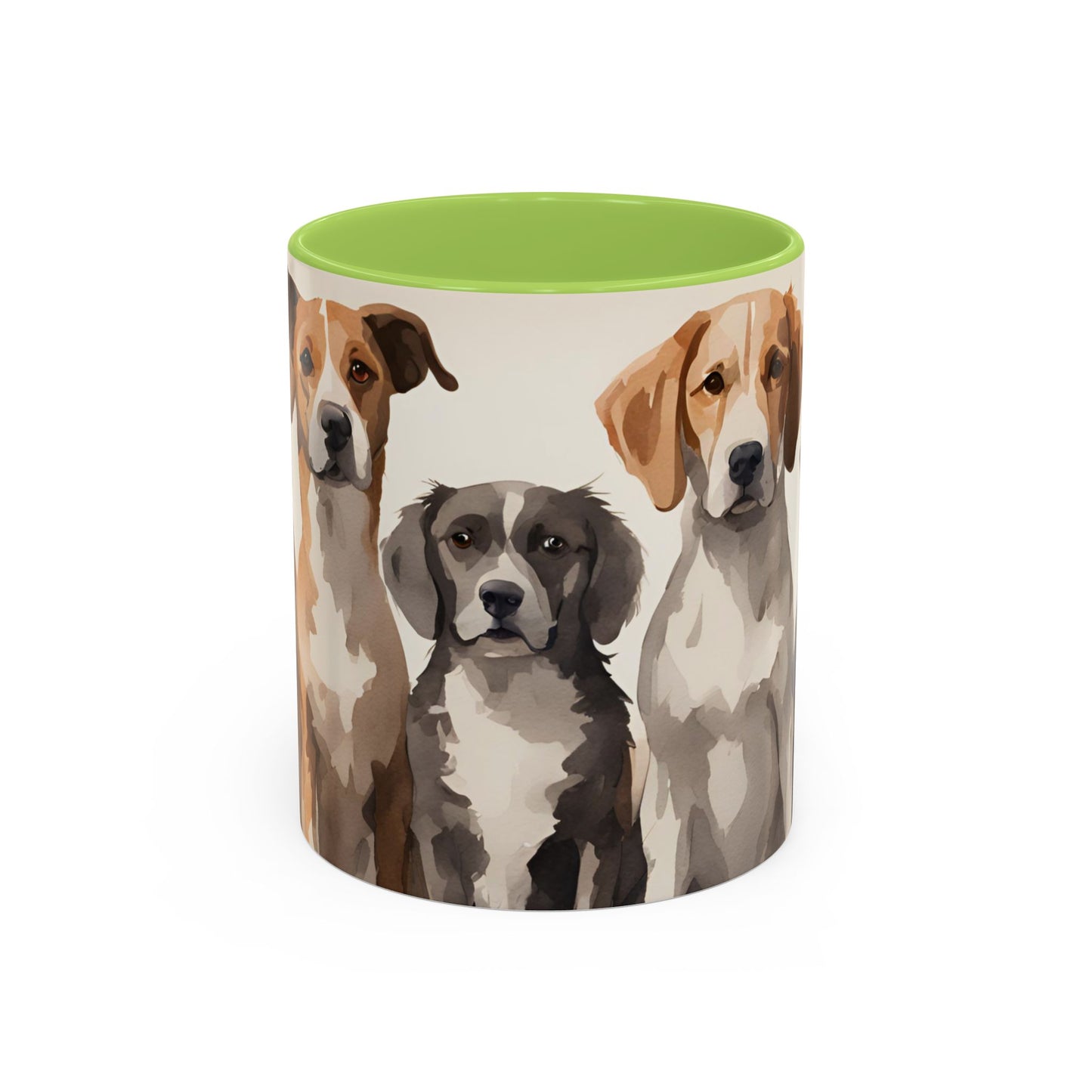Doggies in a Row 01 Accent Mug 11oz