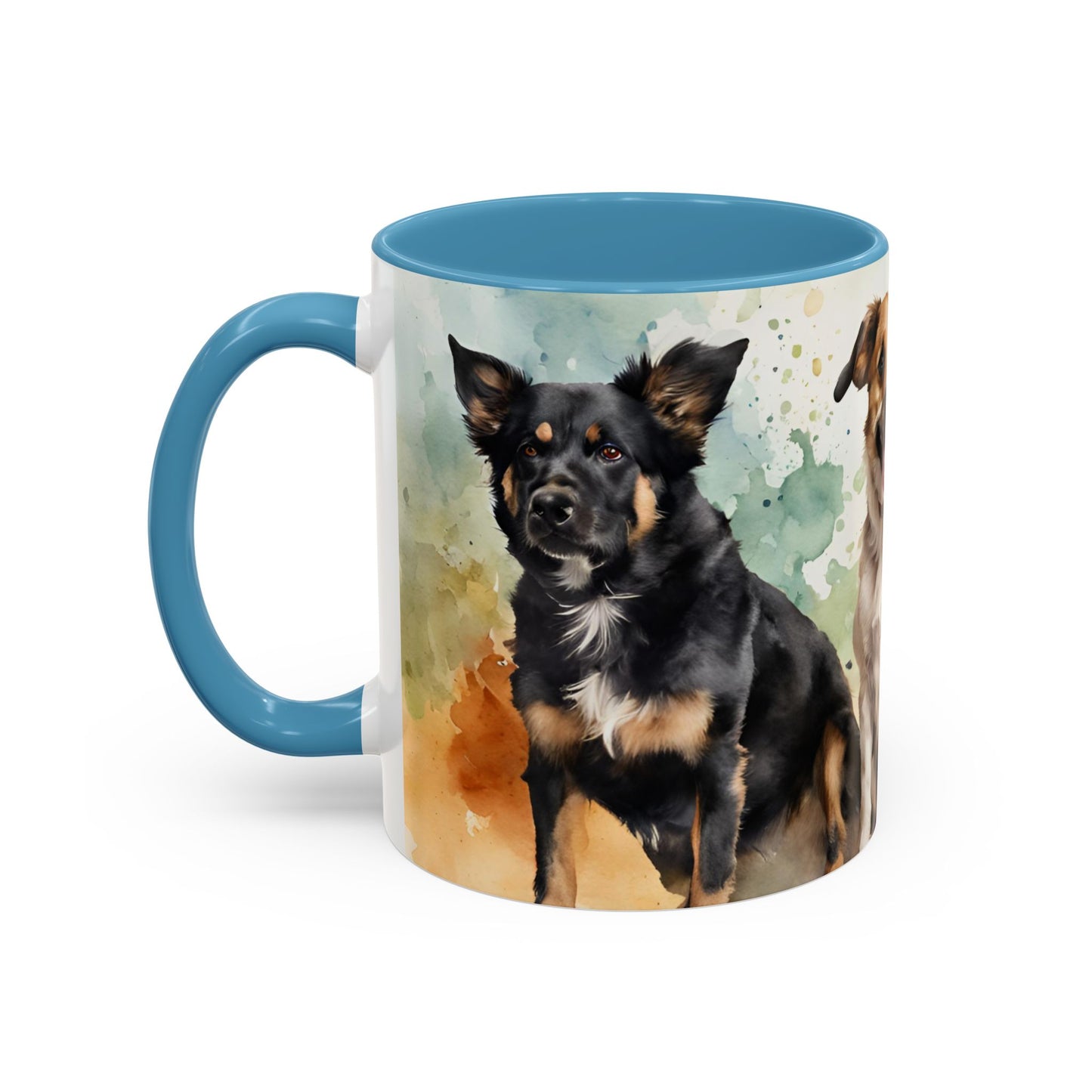 Multicoloured Doggies 06 Accent Mug 11oz