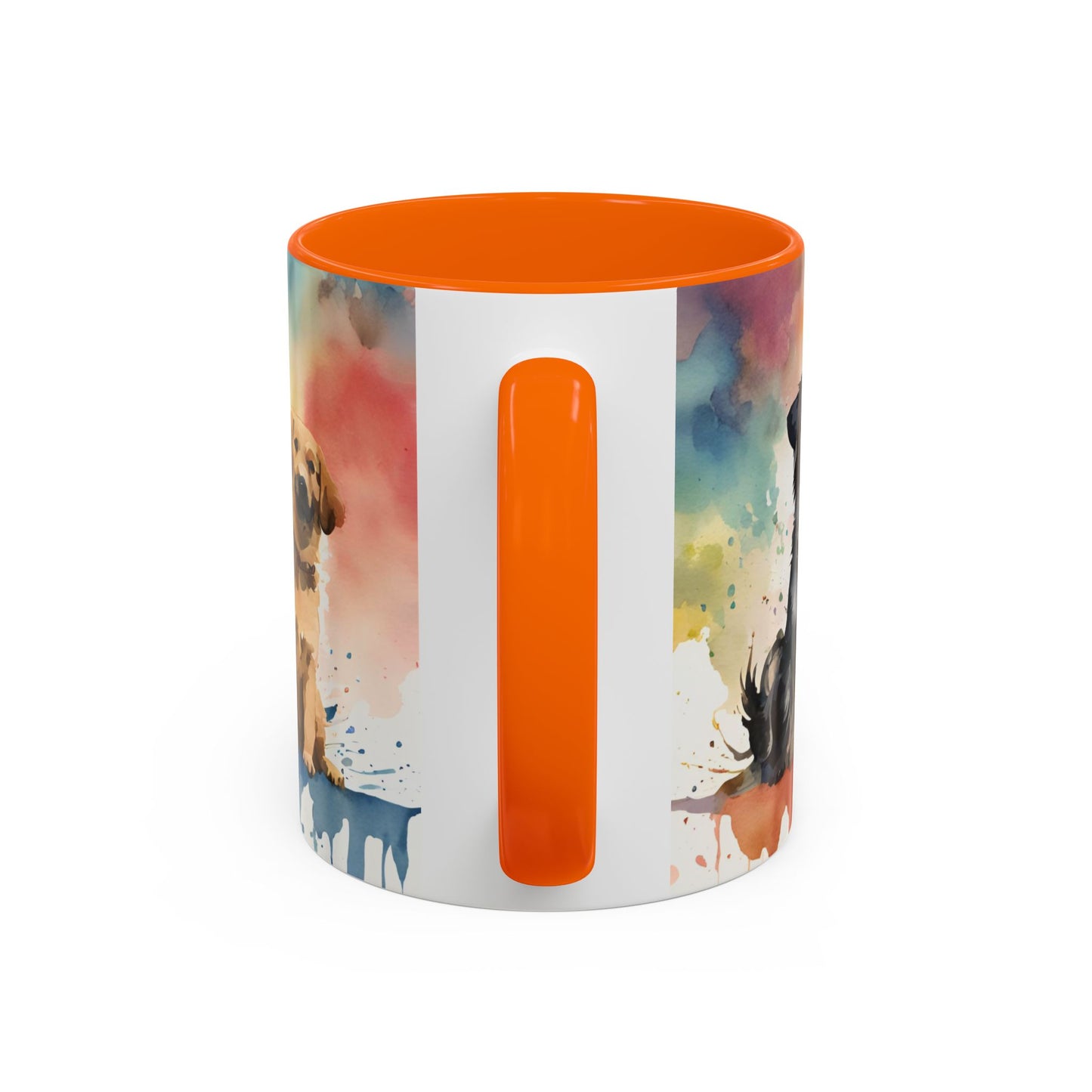 Multicoloured Doggies 02 Accent Mug 11oz