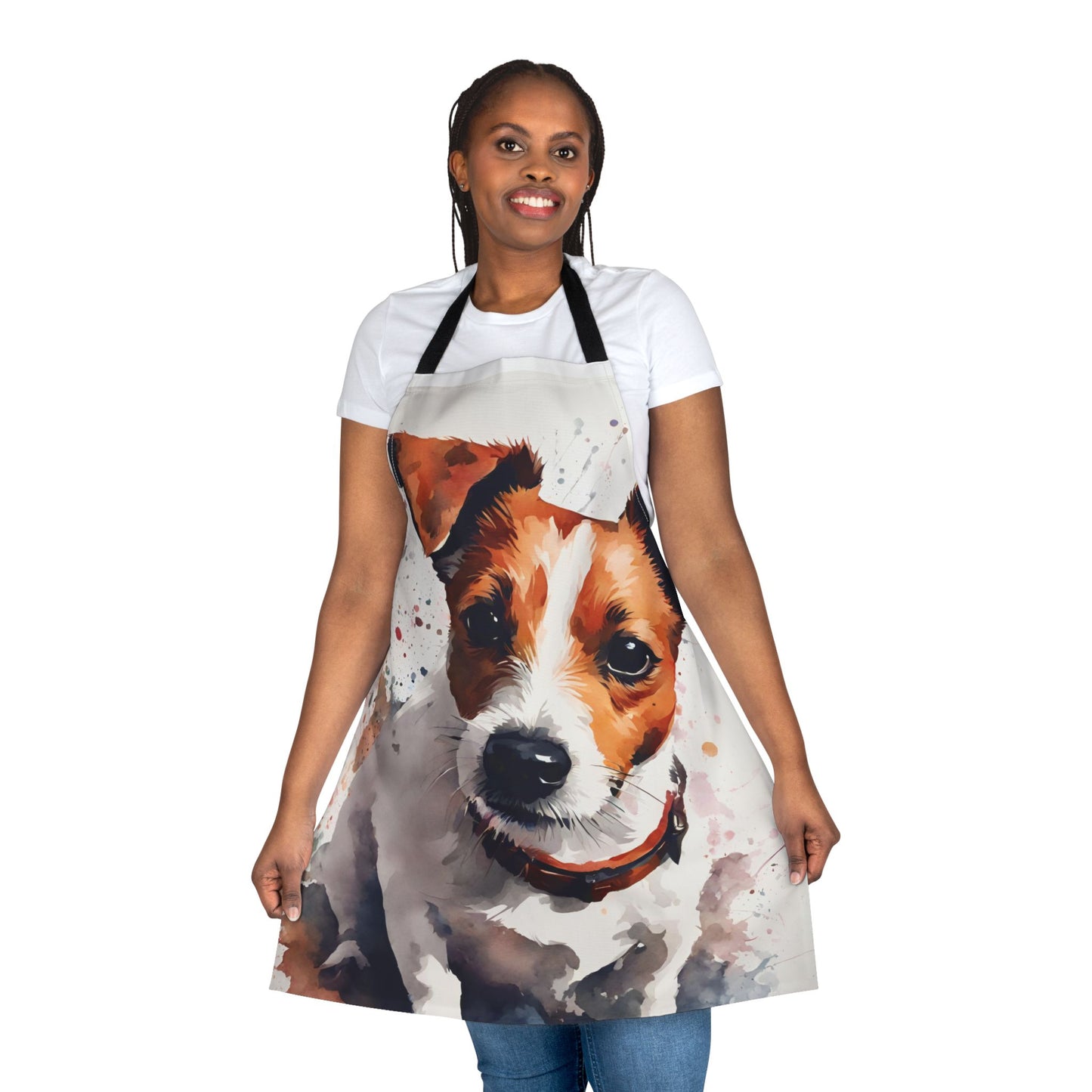 Jack Russell 02 Adult Apron (AOP)