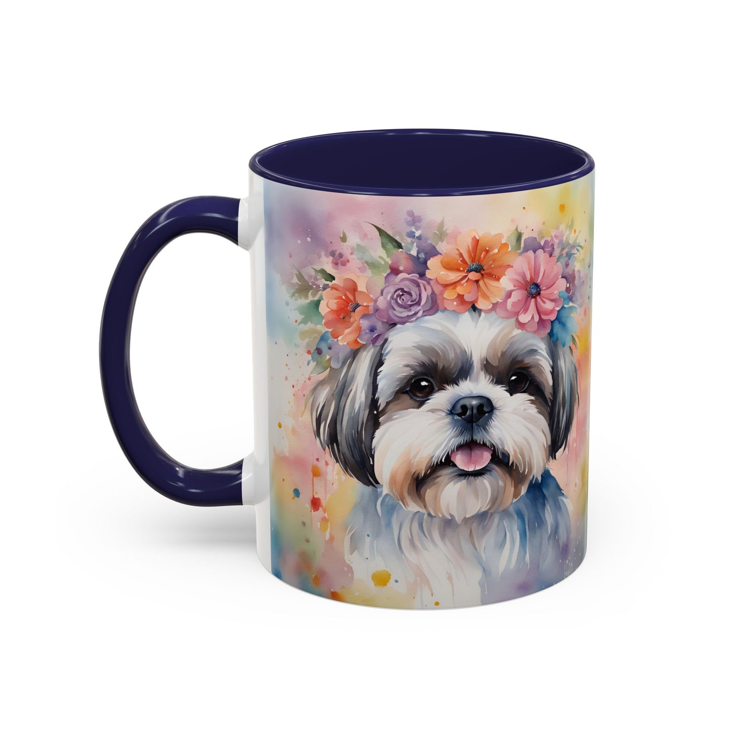 Shih Tzu 04 Accent Coffee Mug - Dog Lover Gift