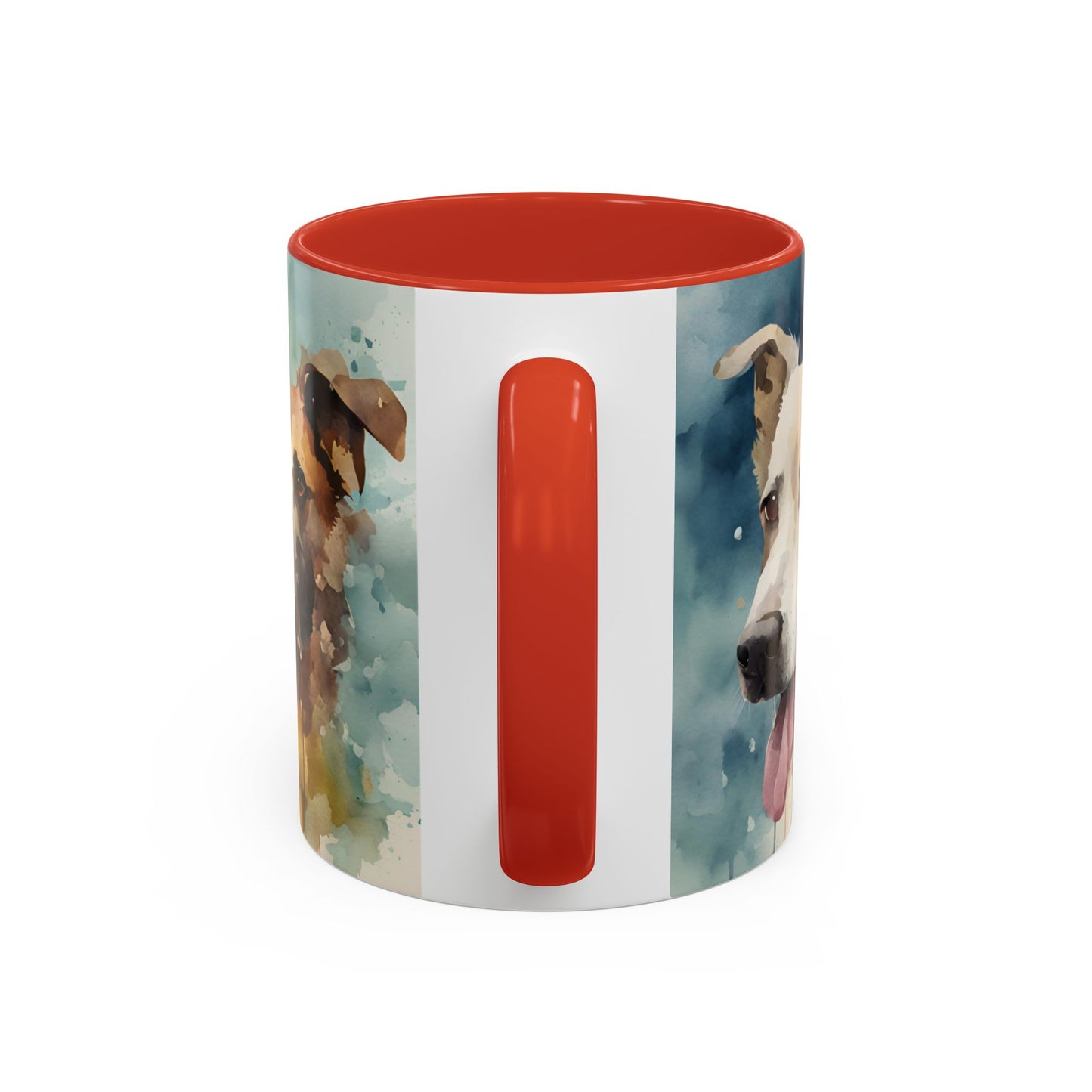 Multicoloured Doggies 5 Accent Mug 11oz