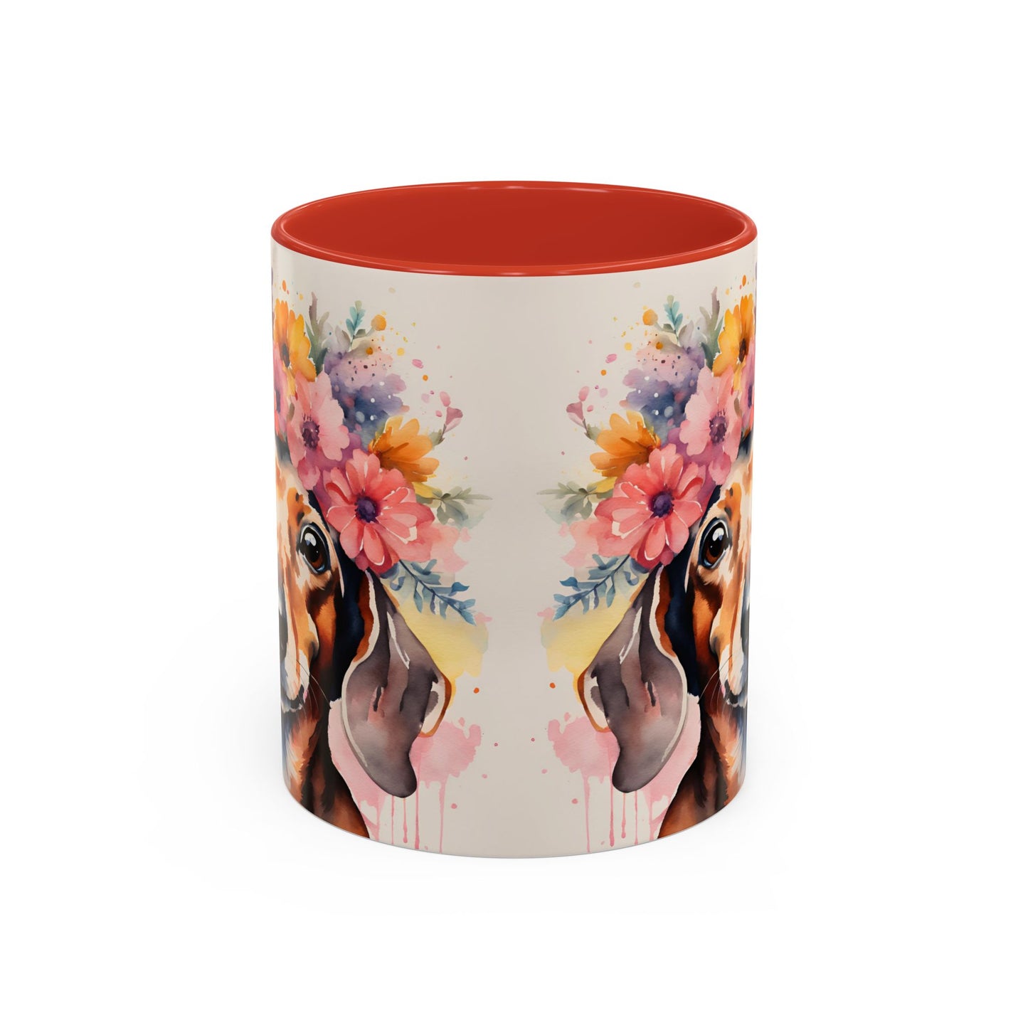 Dachshund 01 Accent Coffee Mug - Dog Lover Gift