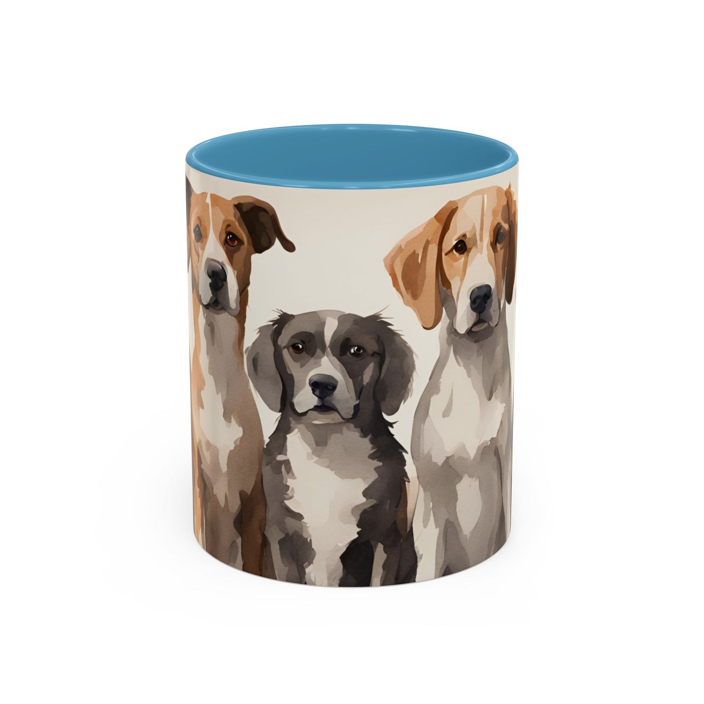 Doggies in a Row 01 Accent Mug 11oz