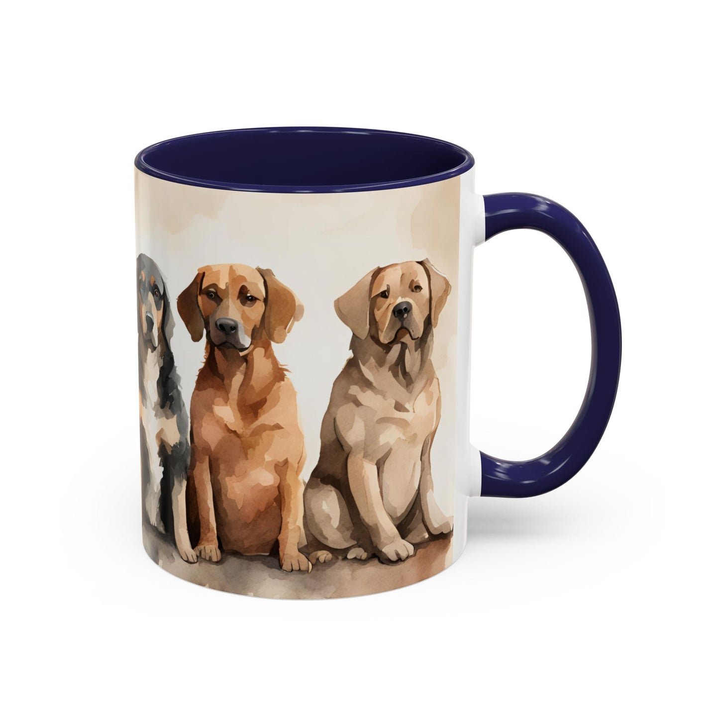 Doggies in a Row 02 Accent Mug 11oz