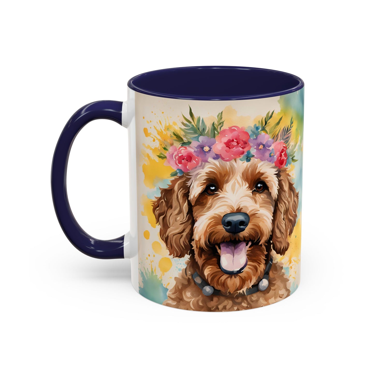 Cockapoo 04 Accent Coffee Mug - Dog Lover Gift