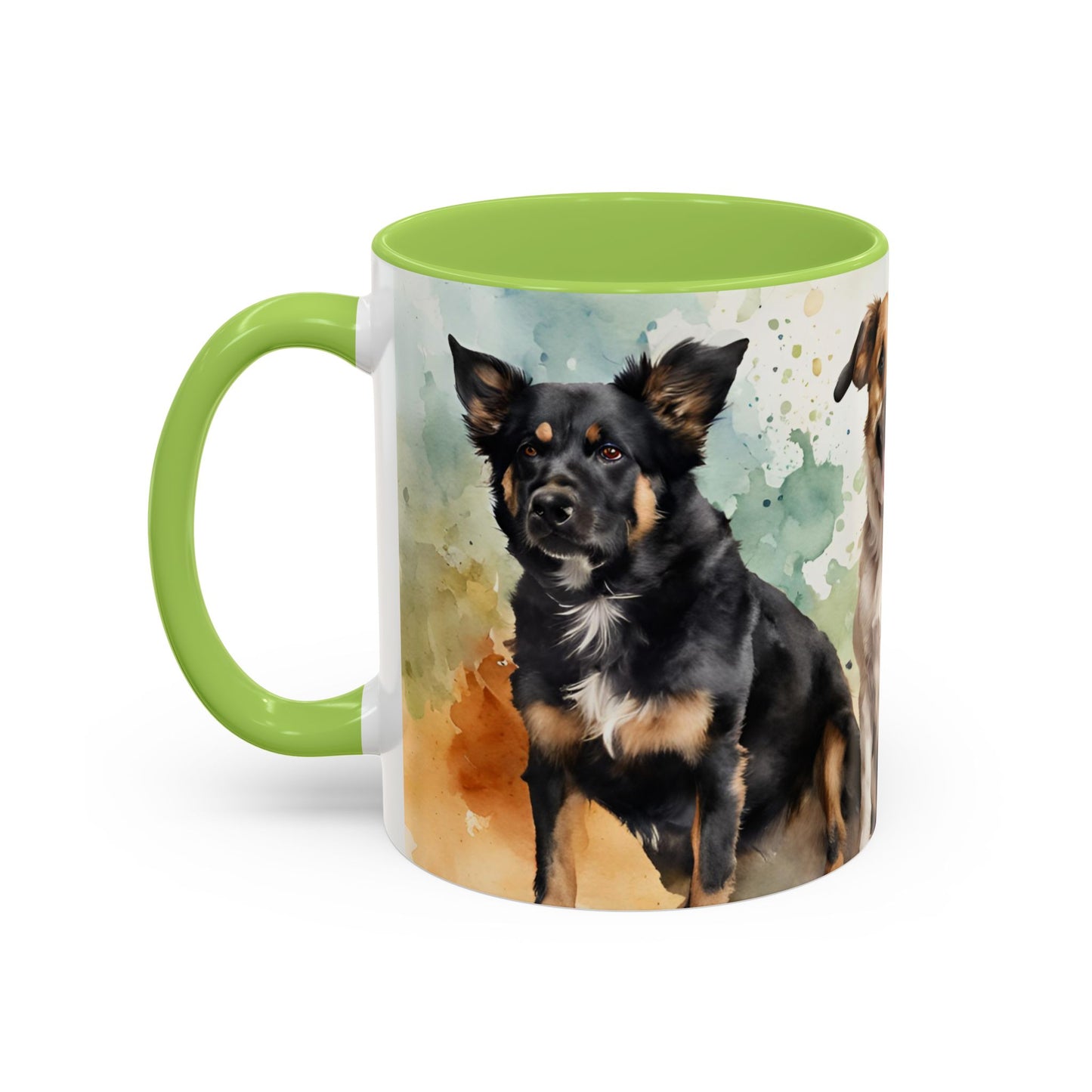 Multicoloured Doggies 06 Accent Mug 11oz