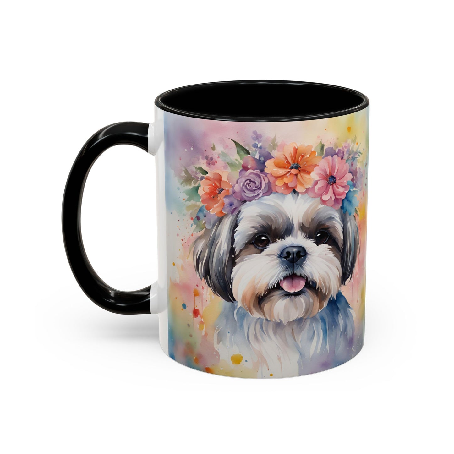 Shih Tzu 04 Accent Coffee Mug - Dog Lover Gift