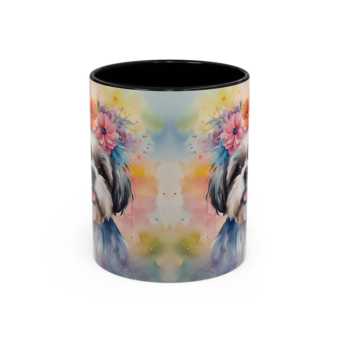 Shih Tzu 04 Accent Coffee Mug - Dog Lover Gift